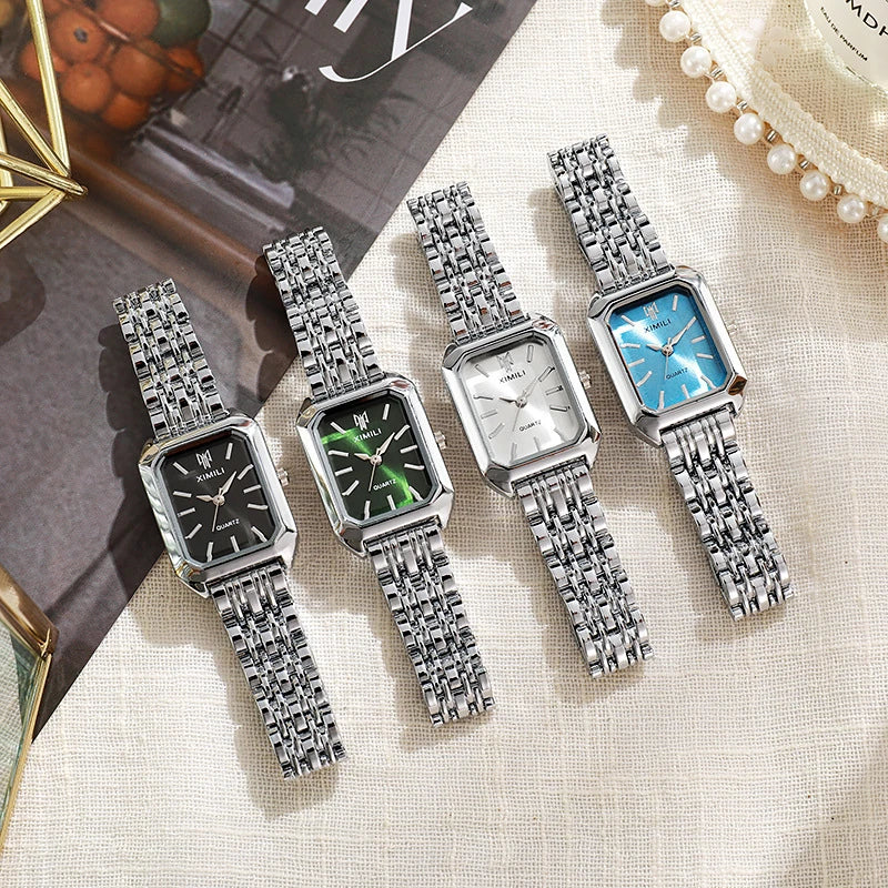 2025 NEW Brand Stainless Steel Strap Watch Women Luxury Gift