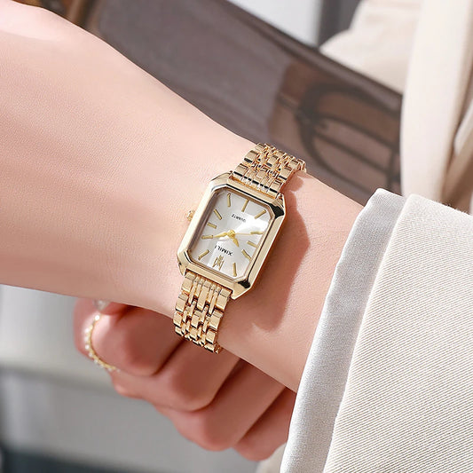 2025 NEW Brand Stainless Steel Strap Watch Women Luxury Gift