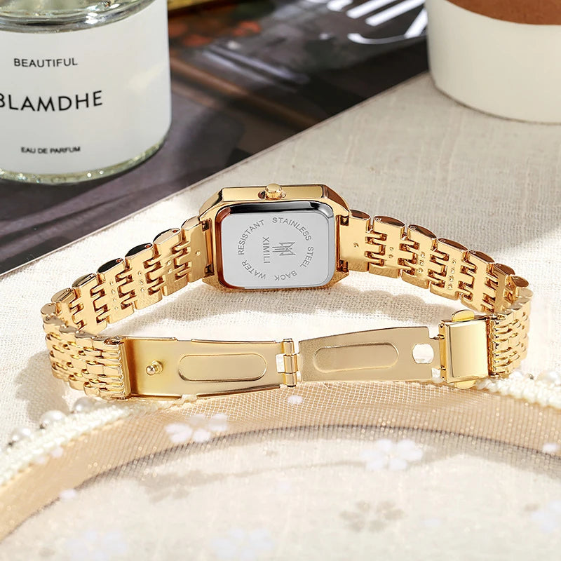 2025 NEW Brand Stainless Steel Strap Watch Women Luxury Gift