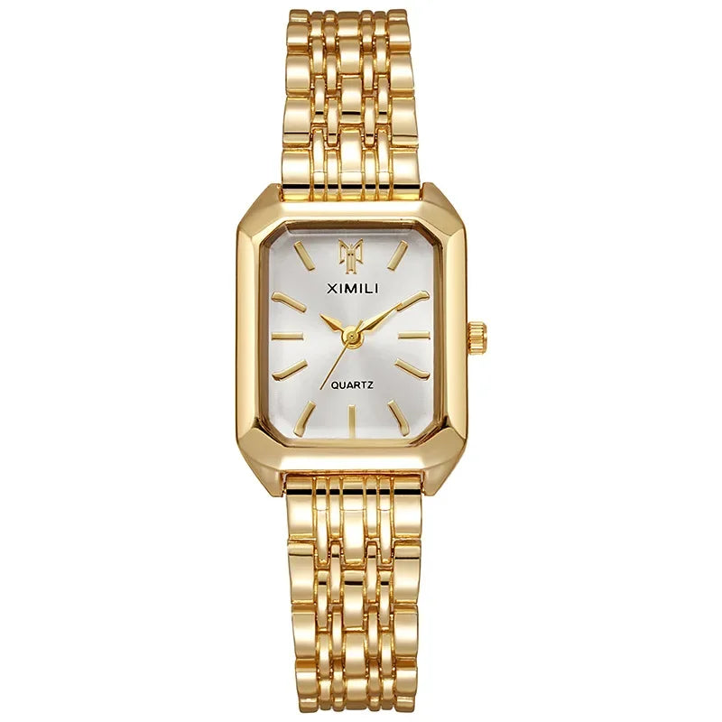 2025 NEW Brand Stainless Steel Strap Watch Women Luxury Gift