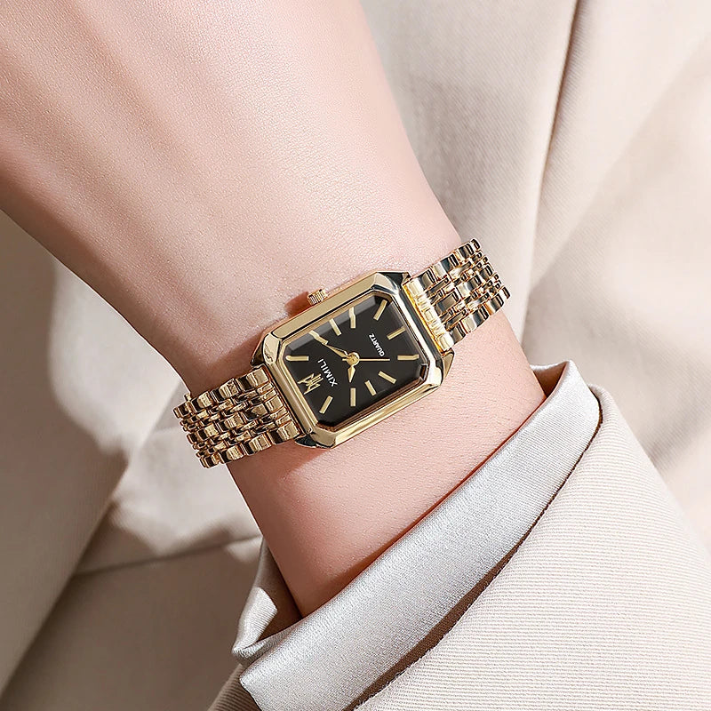 2025 NEW Brand Stainless Steel Strap Watch Women Luxury Gift