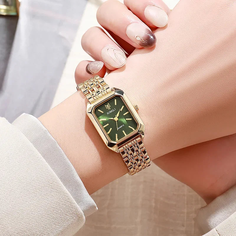 2025 NEW Brand Stainless Steel Strap Watch Women Luxury Gift